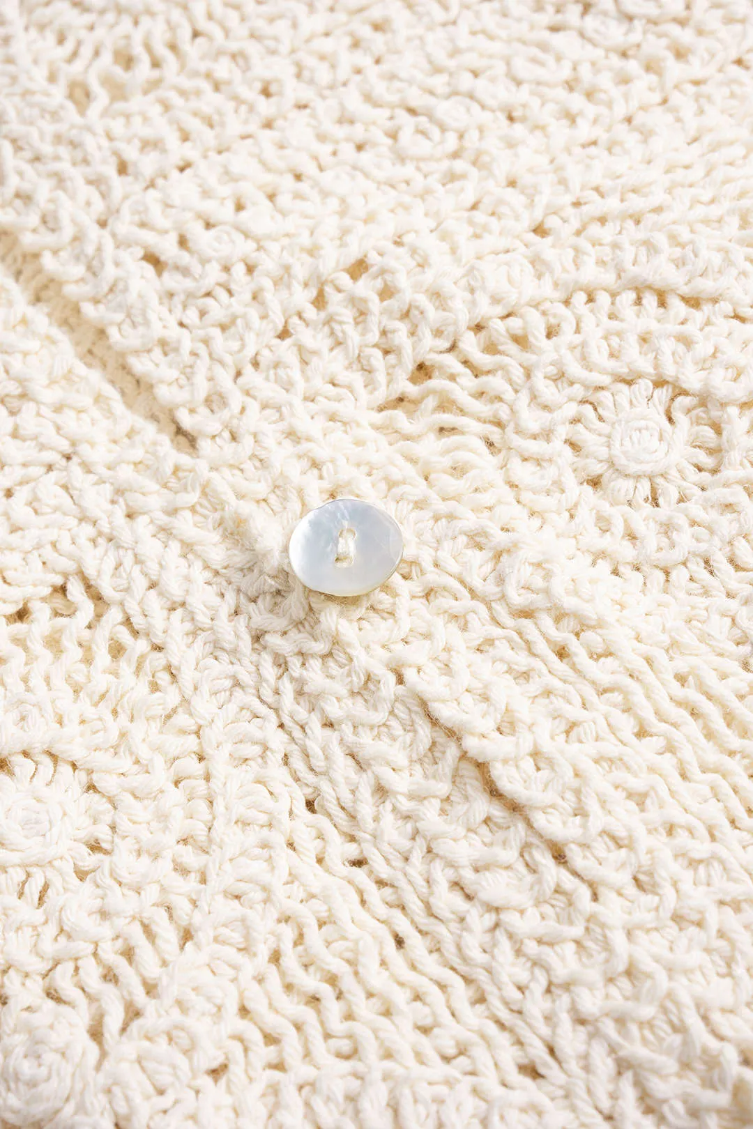 Knit Button Hollow Out Cardigan sold by Micas product image thumbnail 4