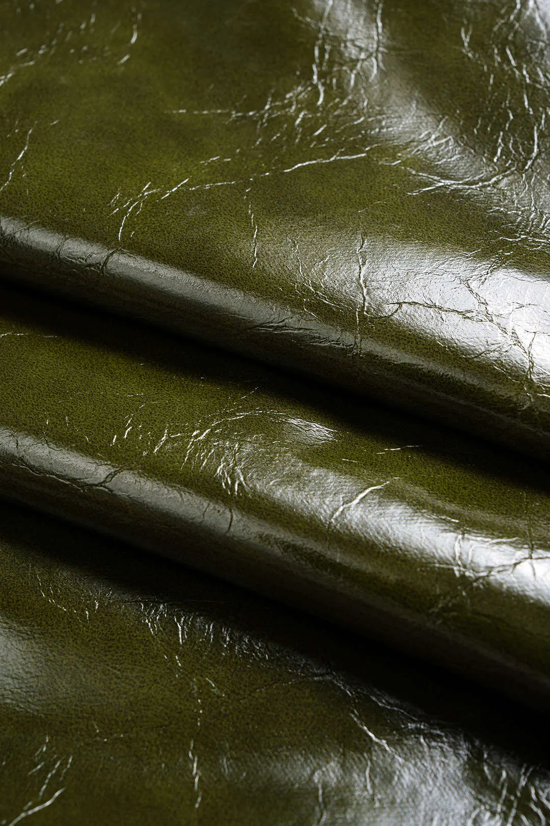 Denim Faux Leather Patchwork Skirt sold by Micas product image thumbnail 5