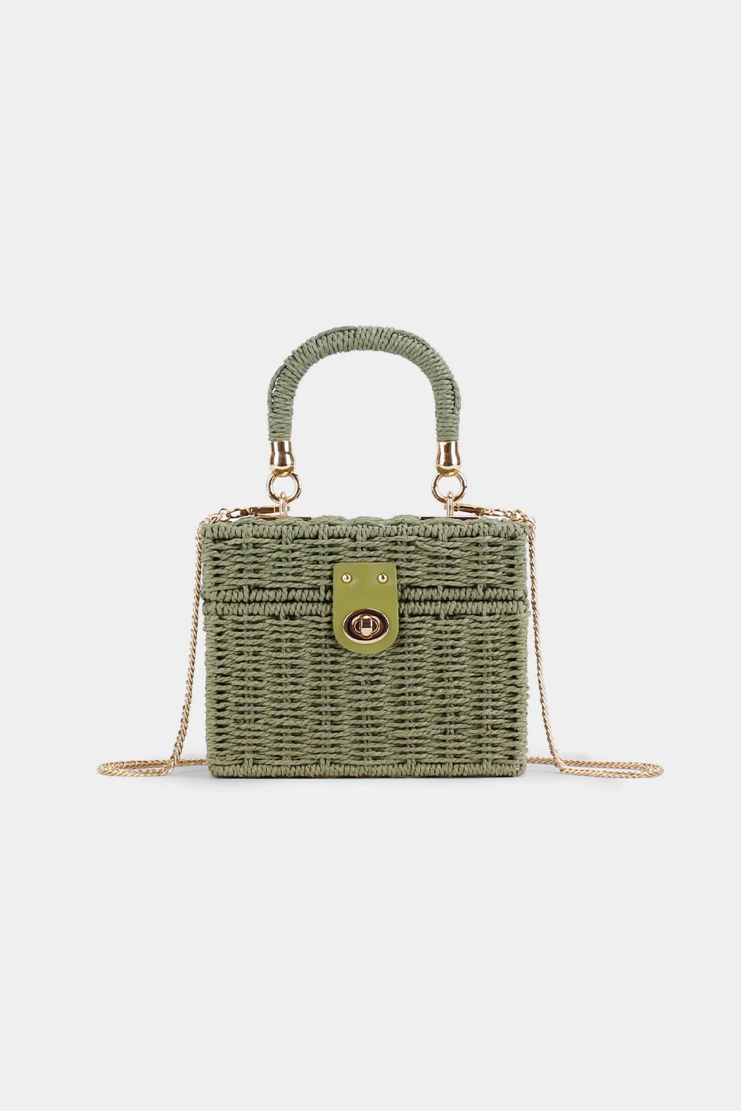 Rope Woven Crossbody Tote Bag sold by Micas