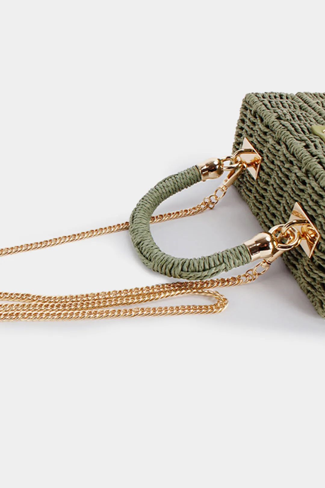 Rope Woven Crossbody Tote Bag sold by Micas product image thumbnail 3