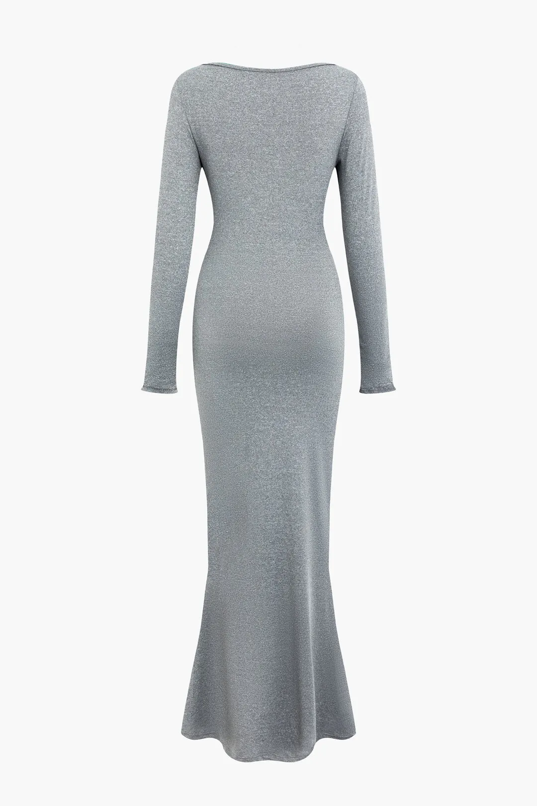 Solid Long Sleeve Maxi Dress sold by Micas product image thumbnail 2