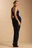 Ruched Zipper Tank Sleeveless Midi Dress sold by Micas