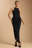 Ruched Zipper Tank Sleeveless Midi Dress sold by Micas