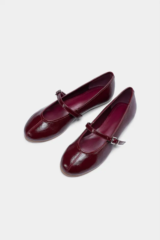 Leather Round Toe Flats sold by Micas
