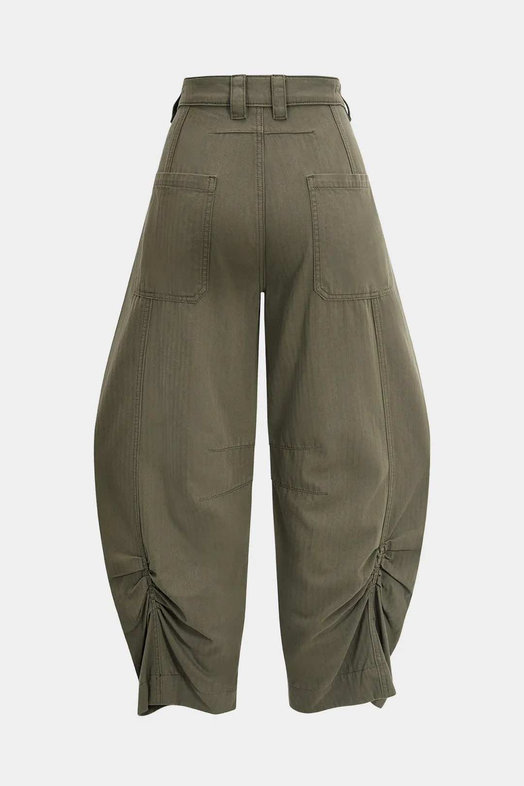 Denim Drawstring Barrel Jeans sold by Micas product image thumbnail 2