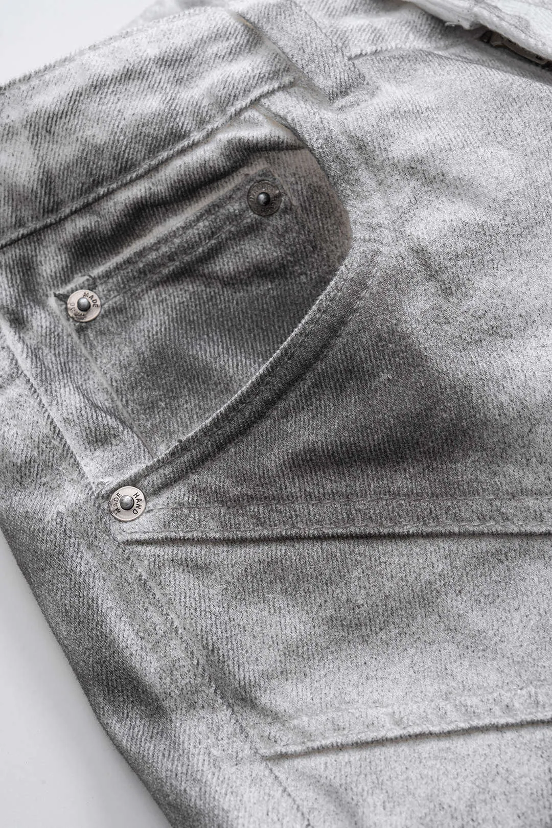 Denim Button Wide Leg Pocket Jeans sold by Micas product image thumbnail 3