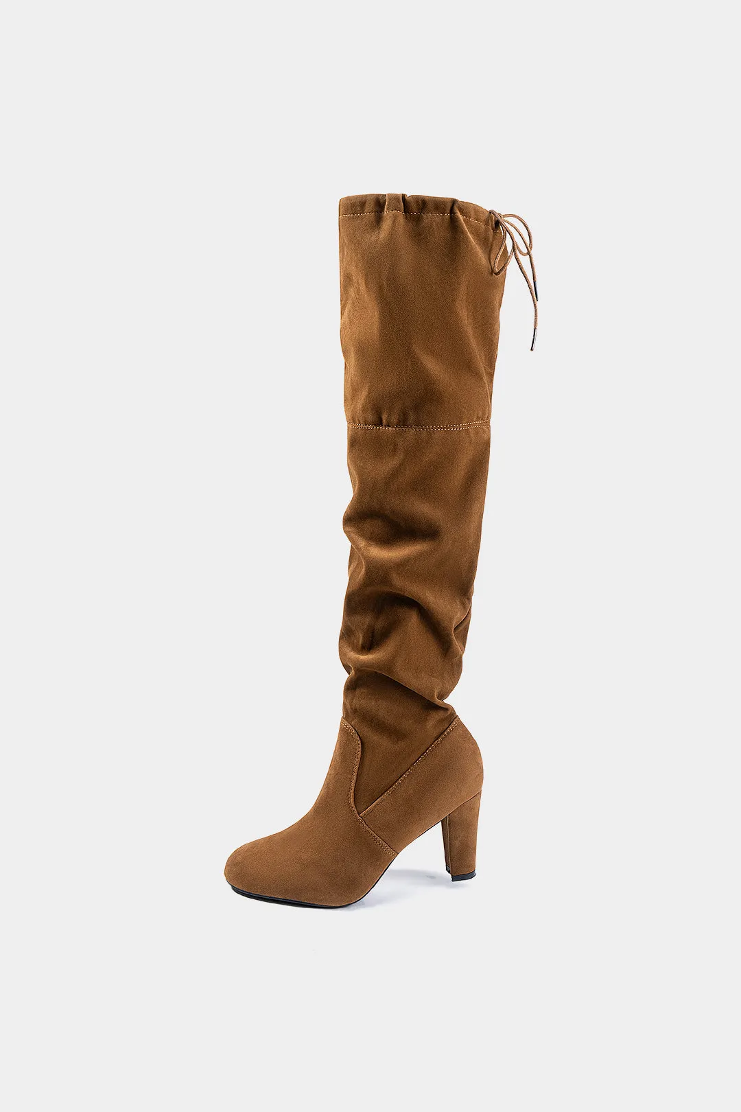 Suede High Heel Knee High Boots sold by Micas product image thumbnail 2