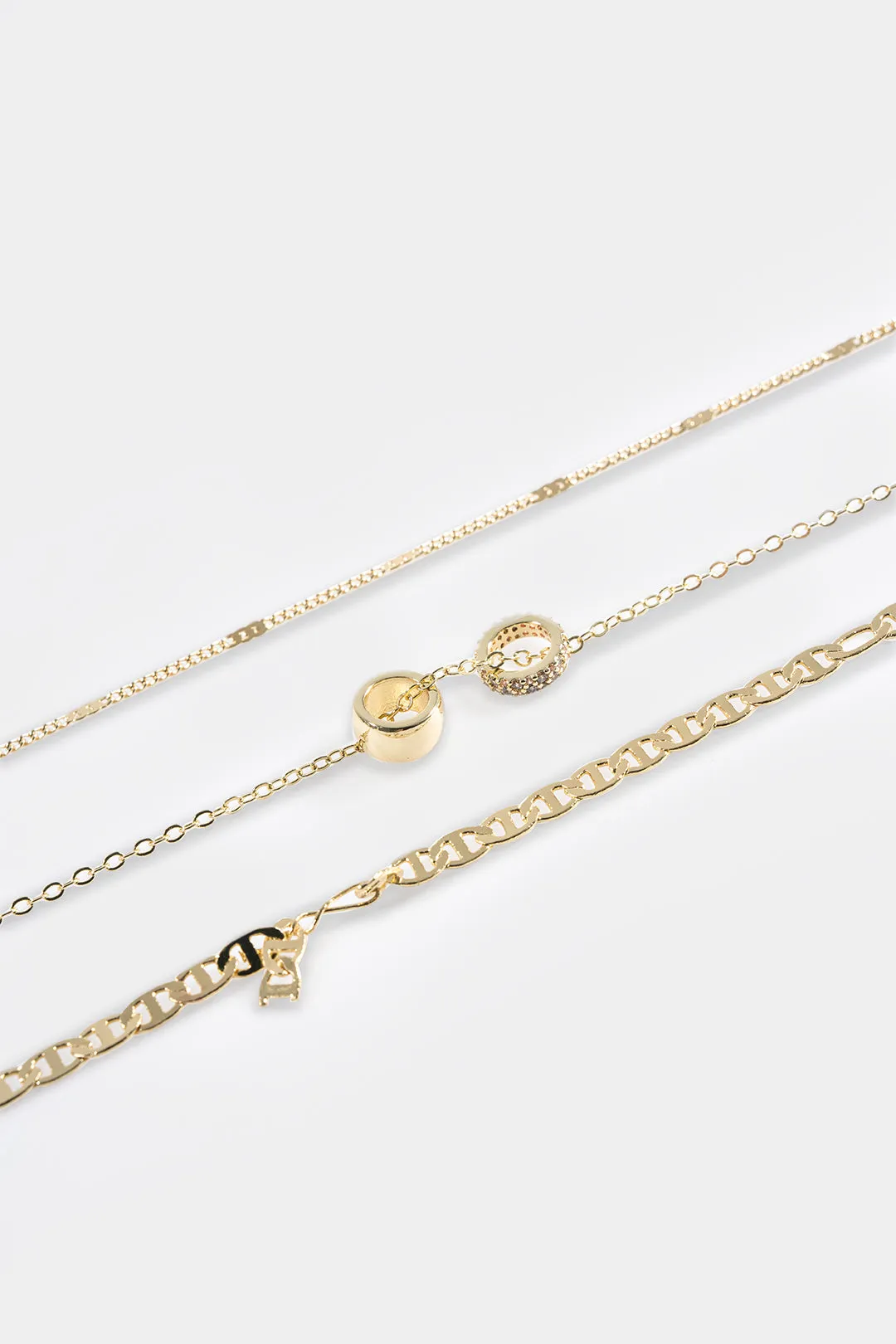 Metallic Multi-Layer Necklace sold by Micas product image thumbnail 2