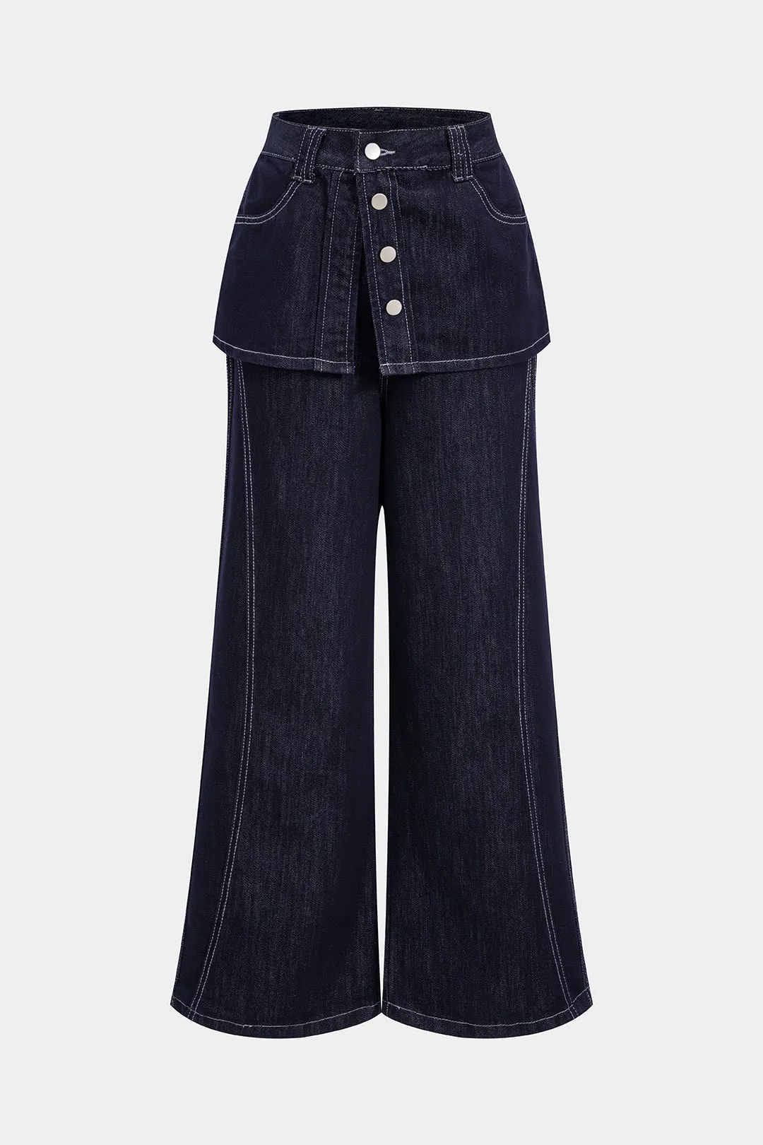 Denim Button Jeans sold by Micas