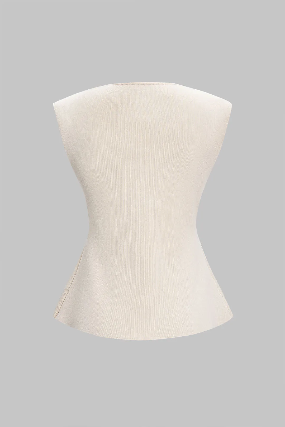 Knit Button Tank Top sold by Micas product image thumbnail 2