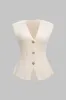 Knit Button Tank Top sold by Micas
