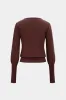 Knit Button Long-Sleeve Top sold by Micas