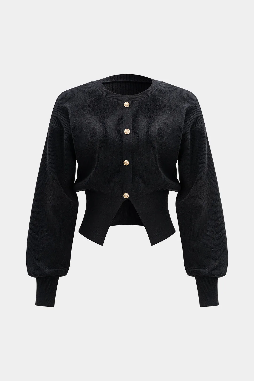 Ribbed Button Sweater Cardigan sold by Micas