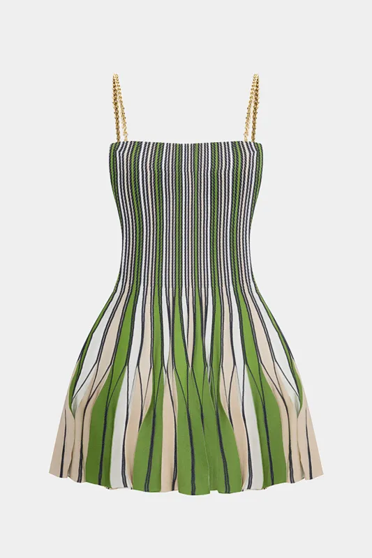 Abstract Contrast Print Slip Sleeveless Mini Dress sold by Micas