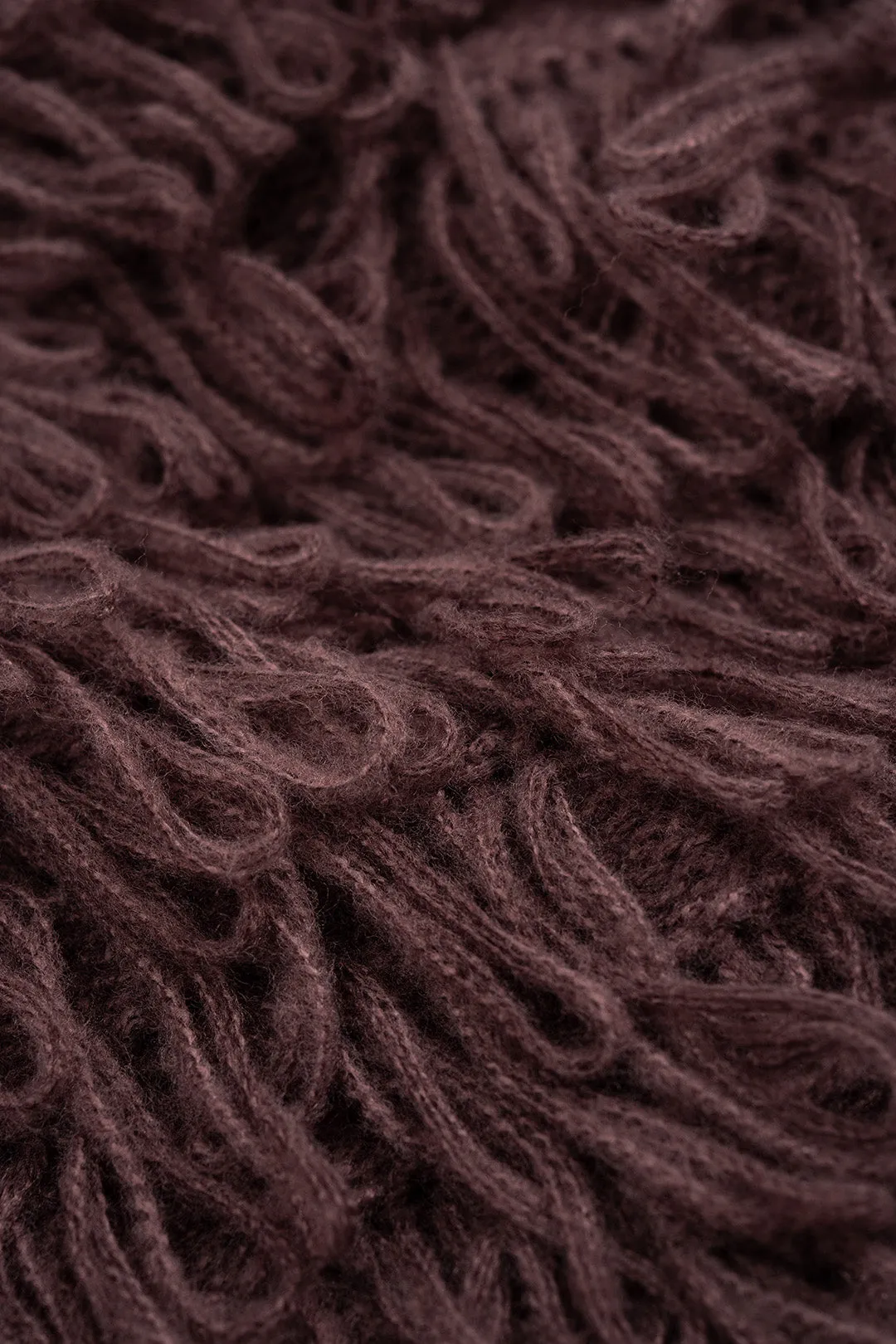 Knit Button Fringe Cardigan sold by Micas product image thumbnail 4