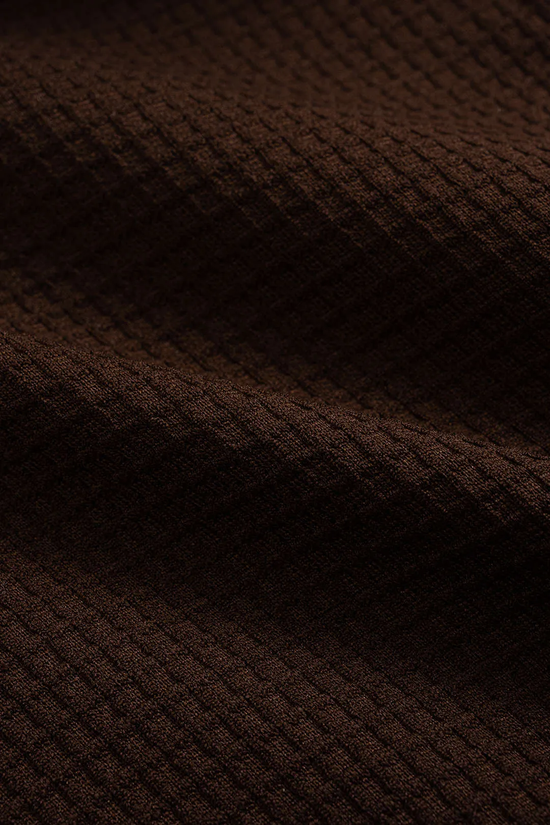 Contrast Button Long-Sleeve Top And High Waist Skirt Set sold by Micas product image thumbnail 4