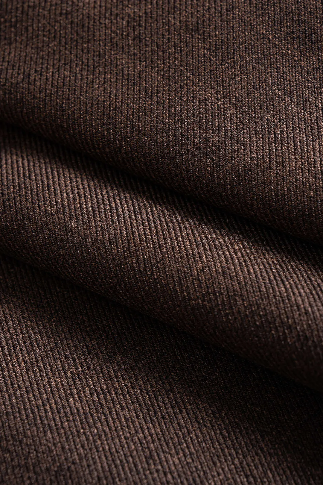 Metallic Decor Ruched Zipper Shoulder Pads Ruched Long Sleeve Mini Dress sold by Micas product image thumbnail 4