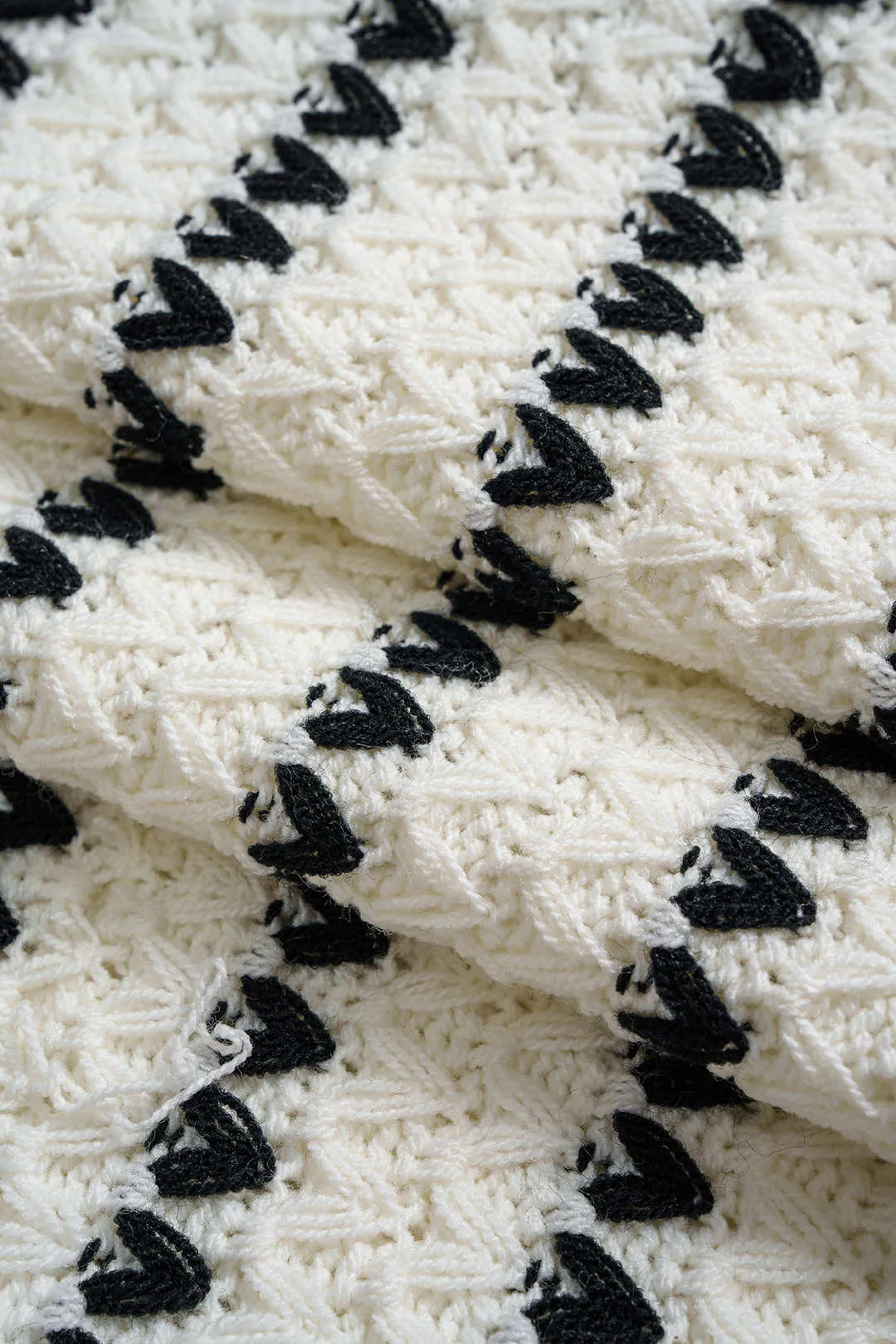 Knit Contrast Button Cardigan sold by Micas product image thumbnail 4