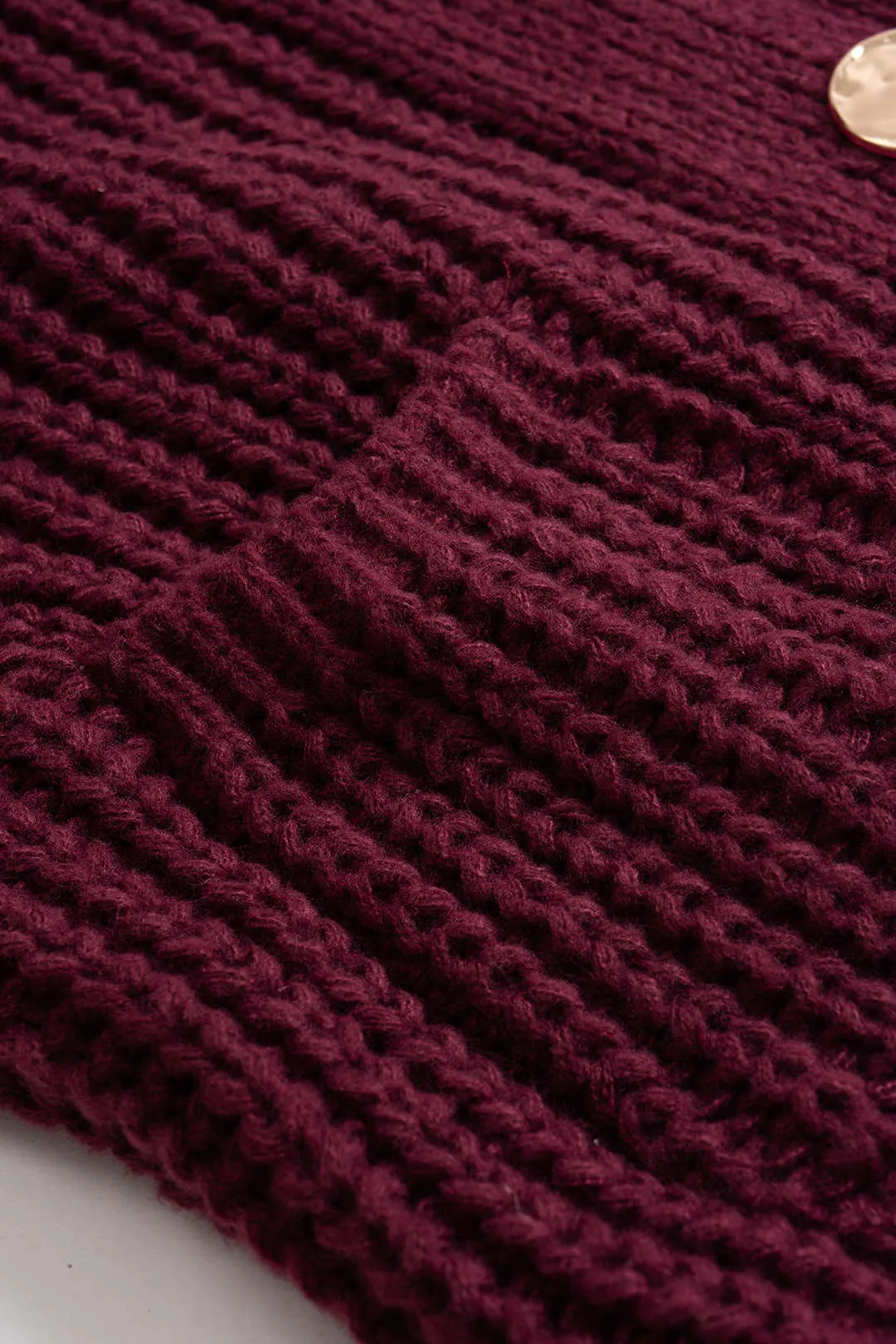 Knit Button Pocket Cardigan sold by Micas product image thumbnail 4