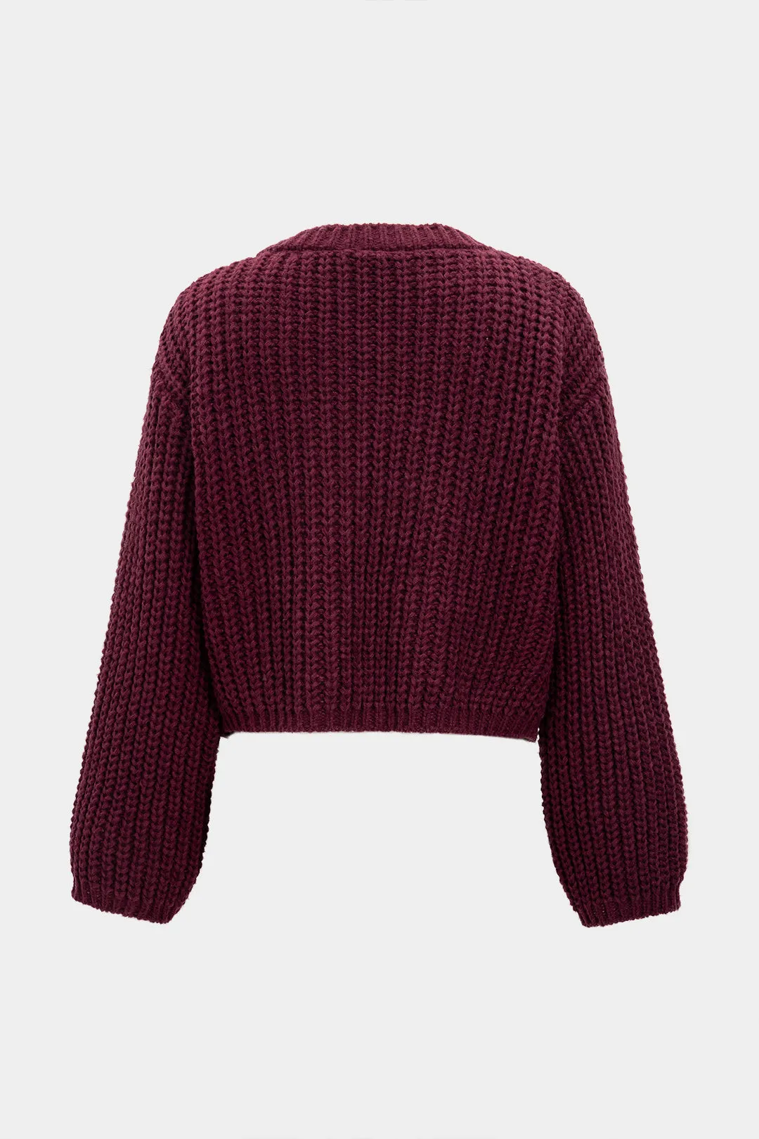 Knit Button Pocket Cardigan sold by Micas product image thumbnail 2