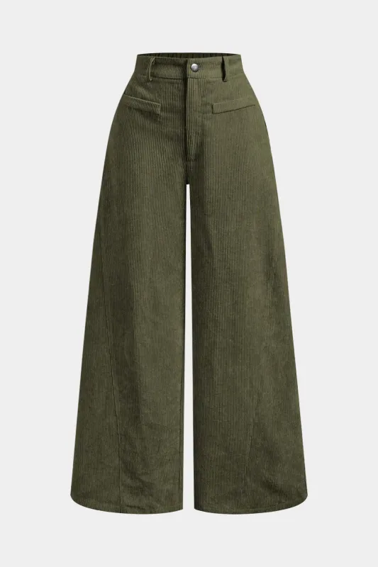 Corduroy Wide Leg Trousers sold by Micas