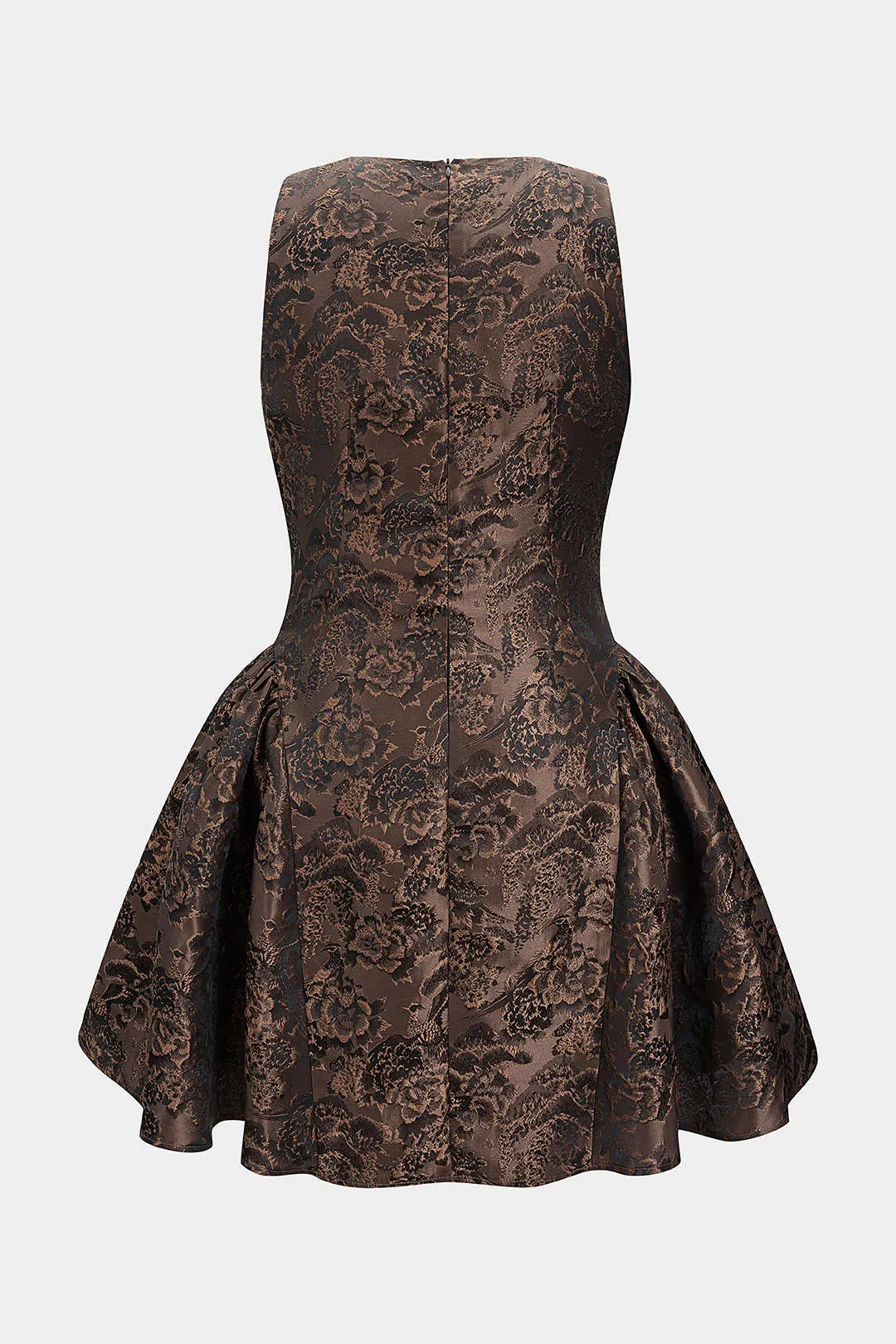 Jacquard Button Sleeveless Mini Dress sold by Micas product image thumbnail 2