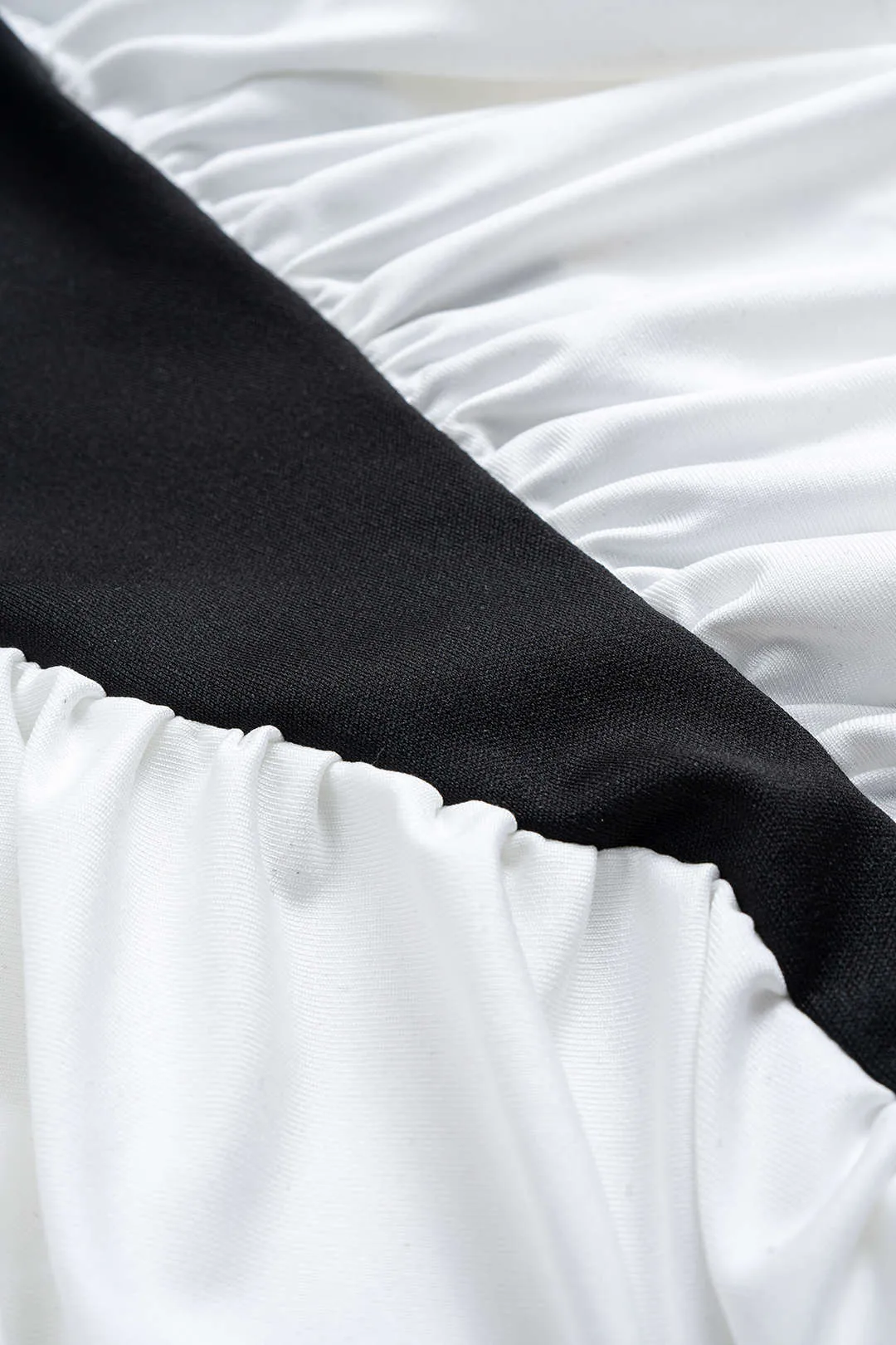 Cut Out Patchwork Ruched Mini Dress sold by Micas product image thumbnail 5