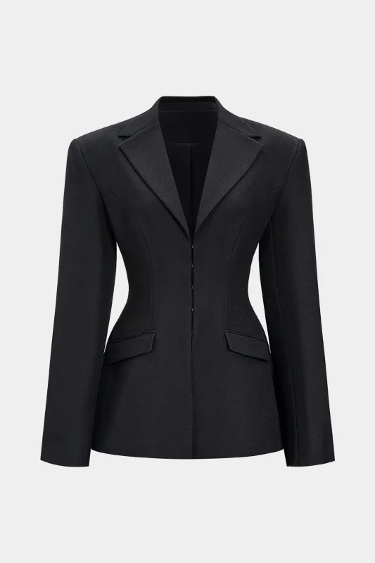 Notched Lapel Blazer sold by Micas