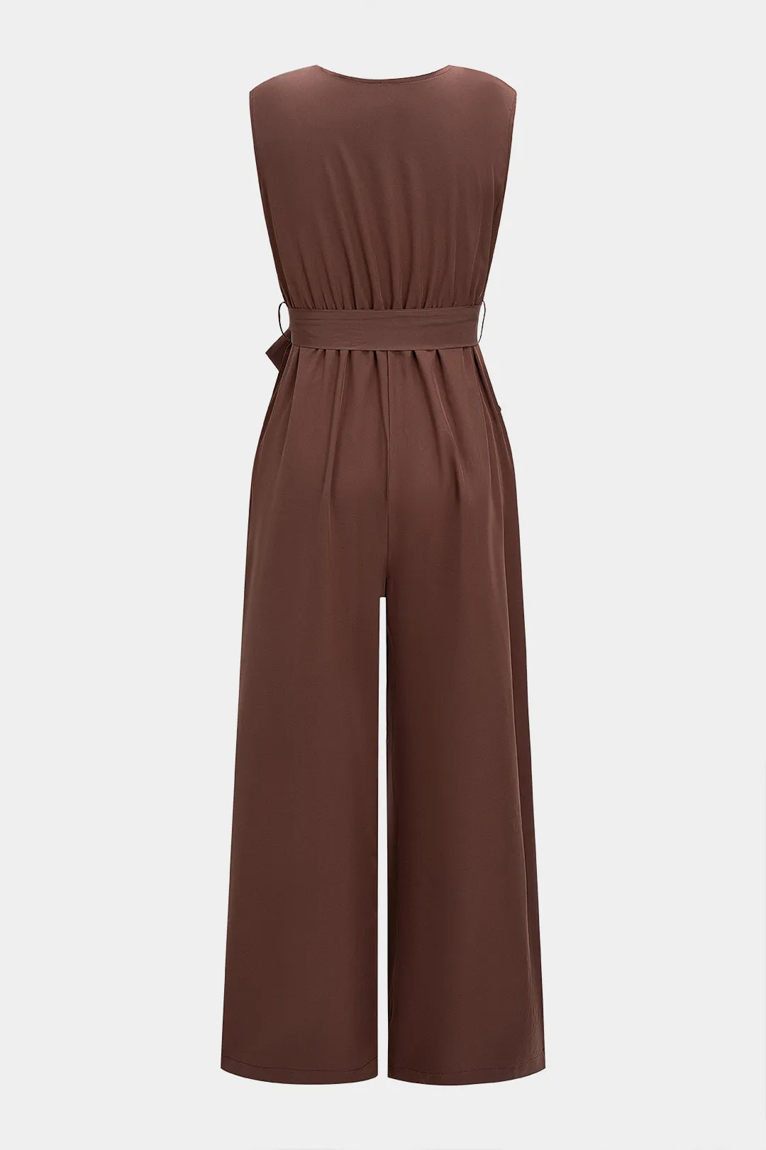 Tie-Up Wide Leg Sleeveless Jumpsuit sold by Micas product image thumbnail 2