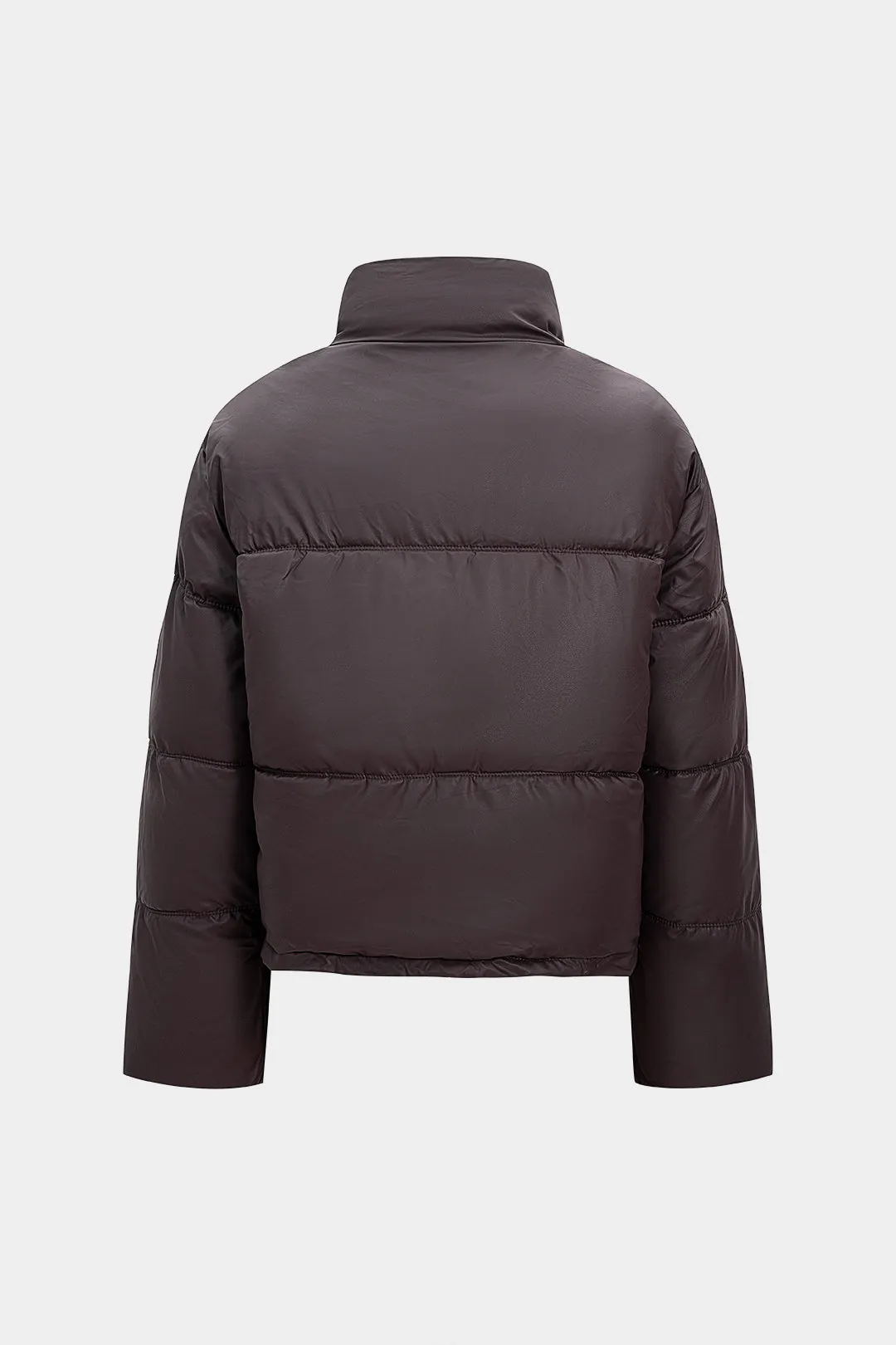 Zipper Faux Leather Puffer sold by Micas product image thumbnail 2