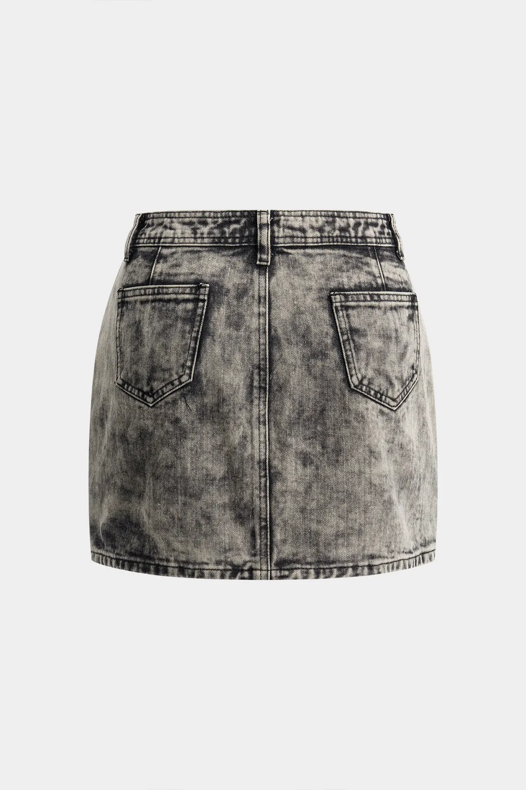 Denim Studded Skirt sold by Micas product image thumbnail 2
