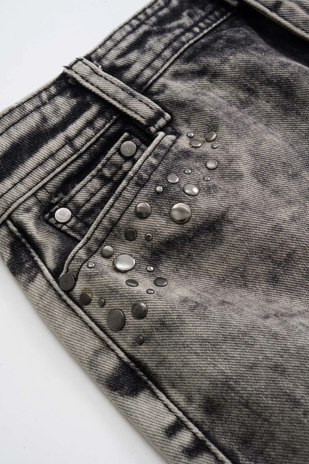 Denim Studded Skirt sold by Micas product image thumbnail 3