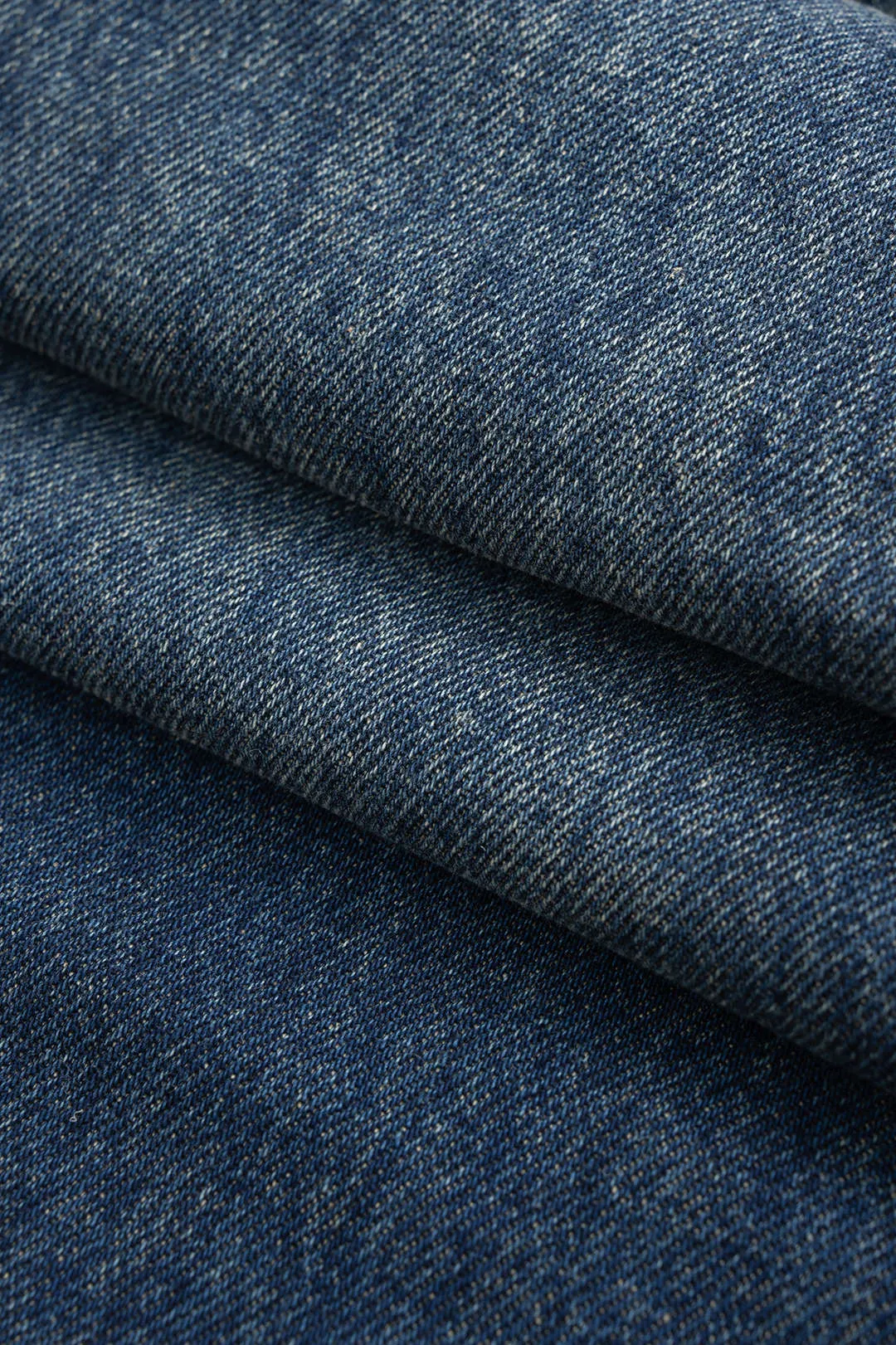 Denim Double Waist Straight Leg Jeans sold by Micas product image thumbnail 3