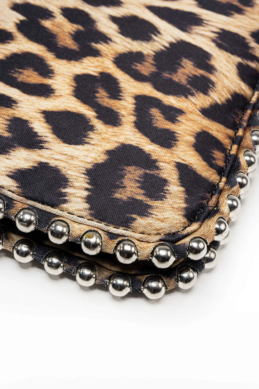Leopard Print Rivets Clutch Bag sold by Micas product image thumbnail 4