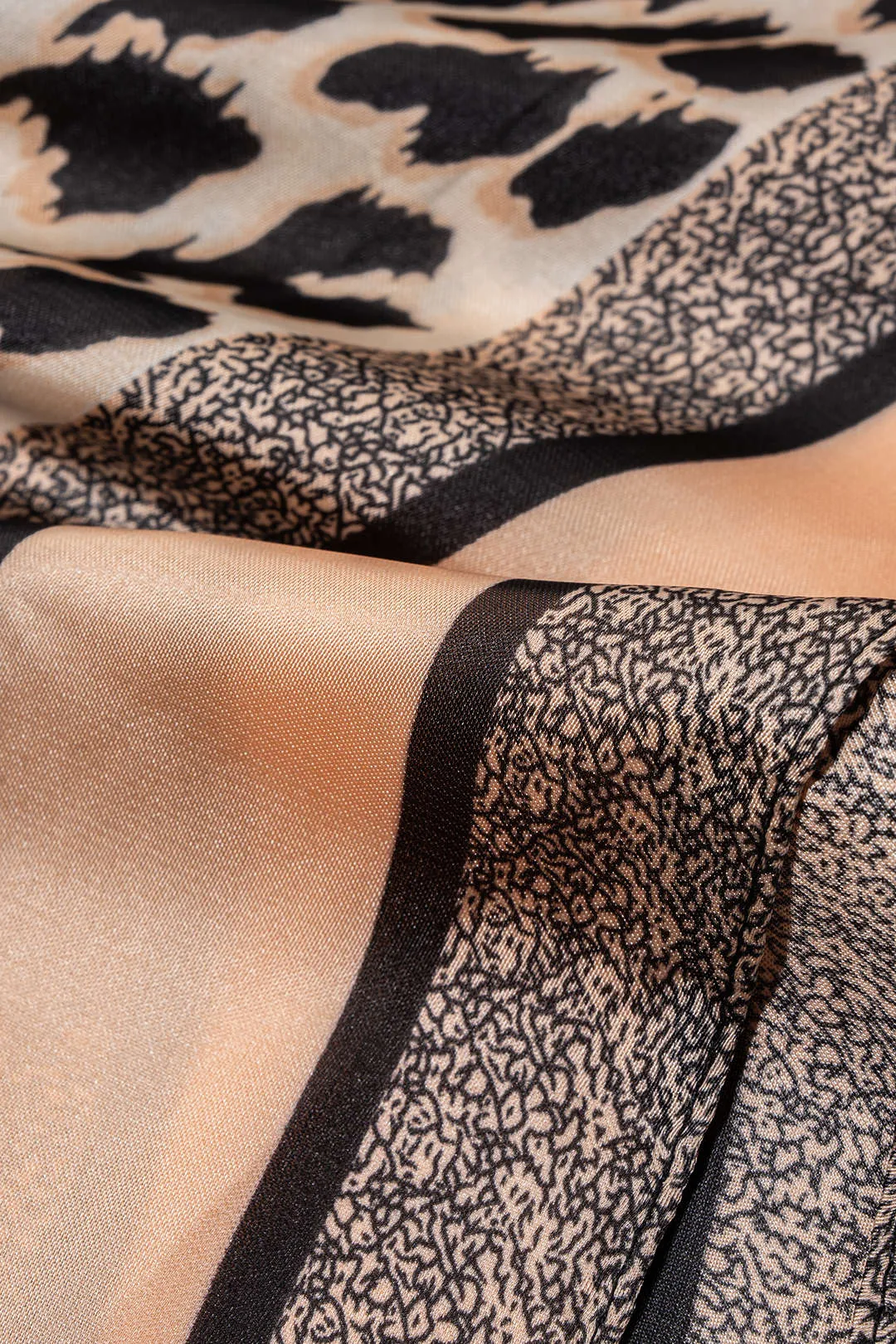 Silk Leopard Print Scarf sold by Micas product image thumbnail 2