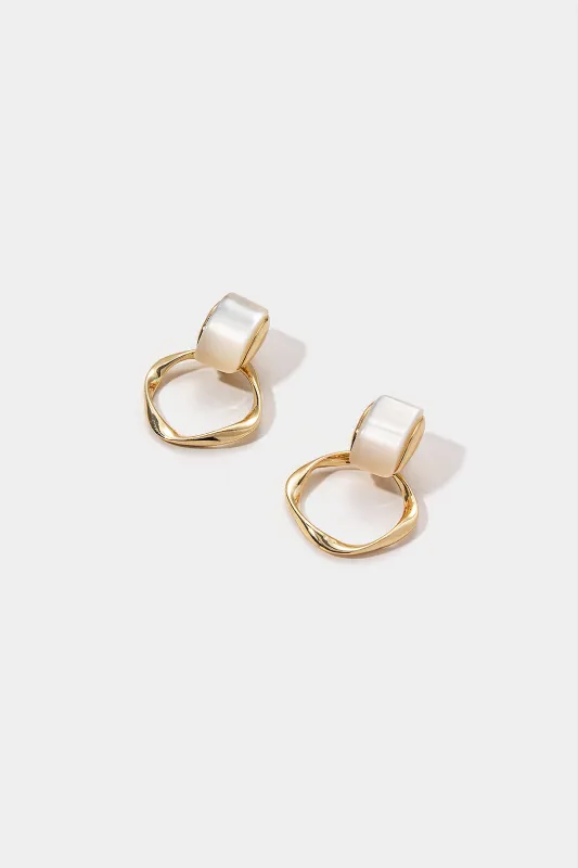 Metal Circle Earrings sold by Micas