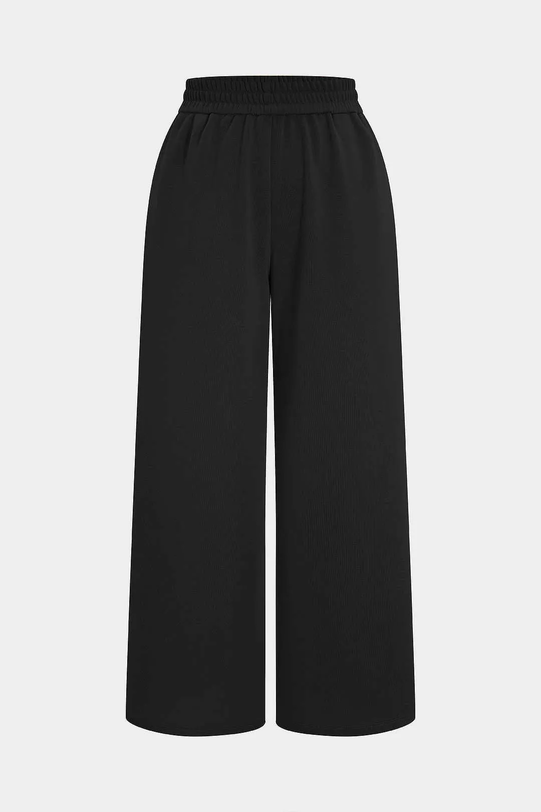 Plus Size Shirred Waistband Pleated Trousers sold by Micas product image thumbnail 3