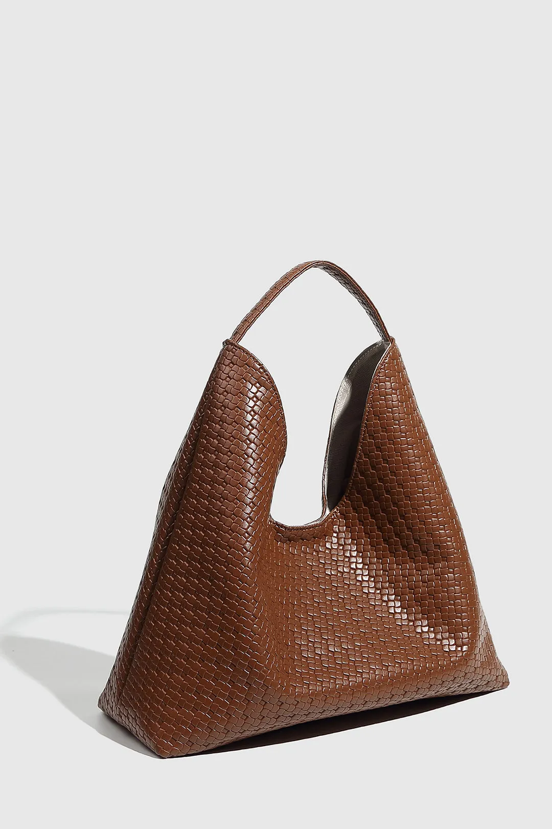 Leather Woven Tote Bag sold by Micas
