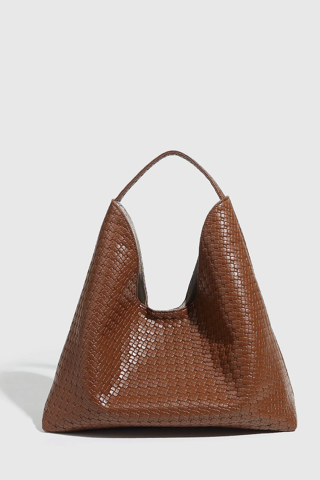Leather Woven Tote Bag sold by Micas product image thumbnail 2