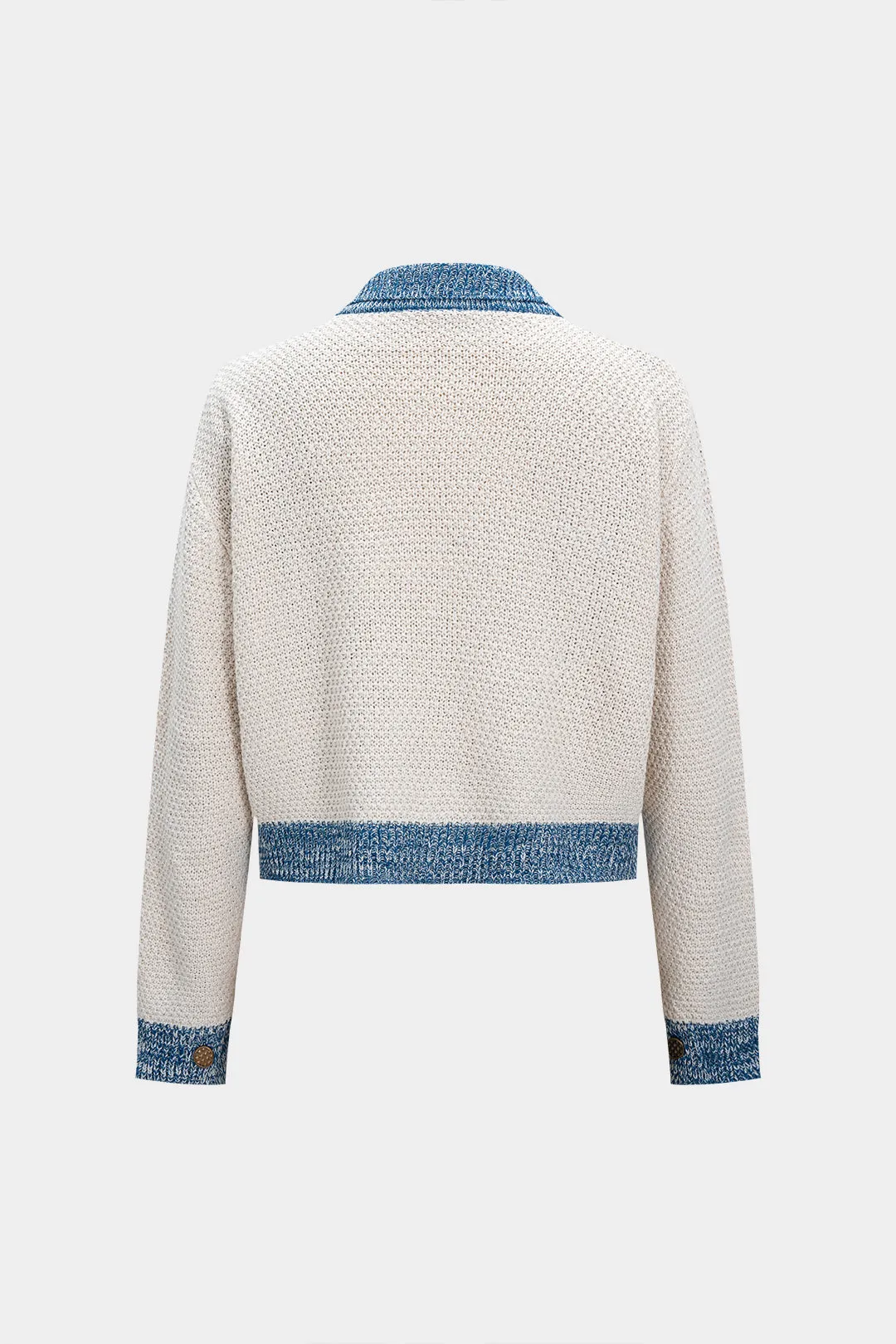 Knit Patchwork Cardigan sold by Micas product image thumbnail 3