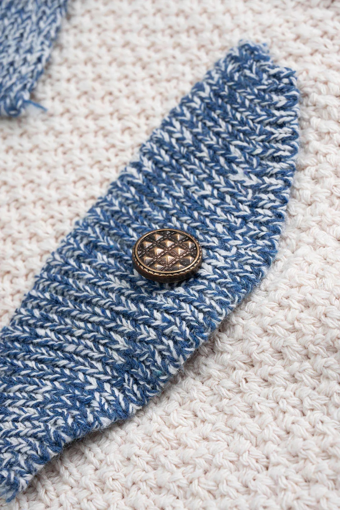 Knit Patchwork Cardigan sold by Micas product image thumbnail 4