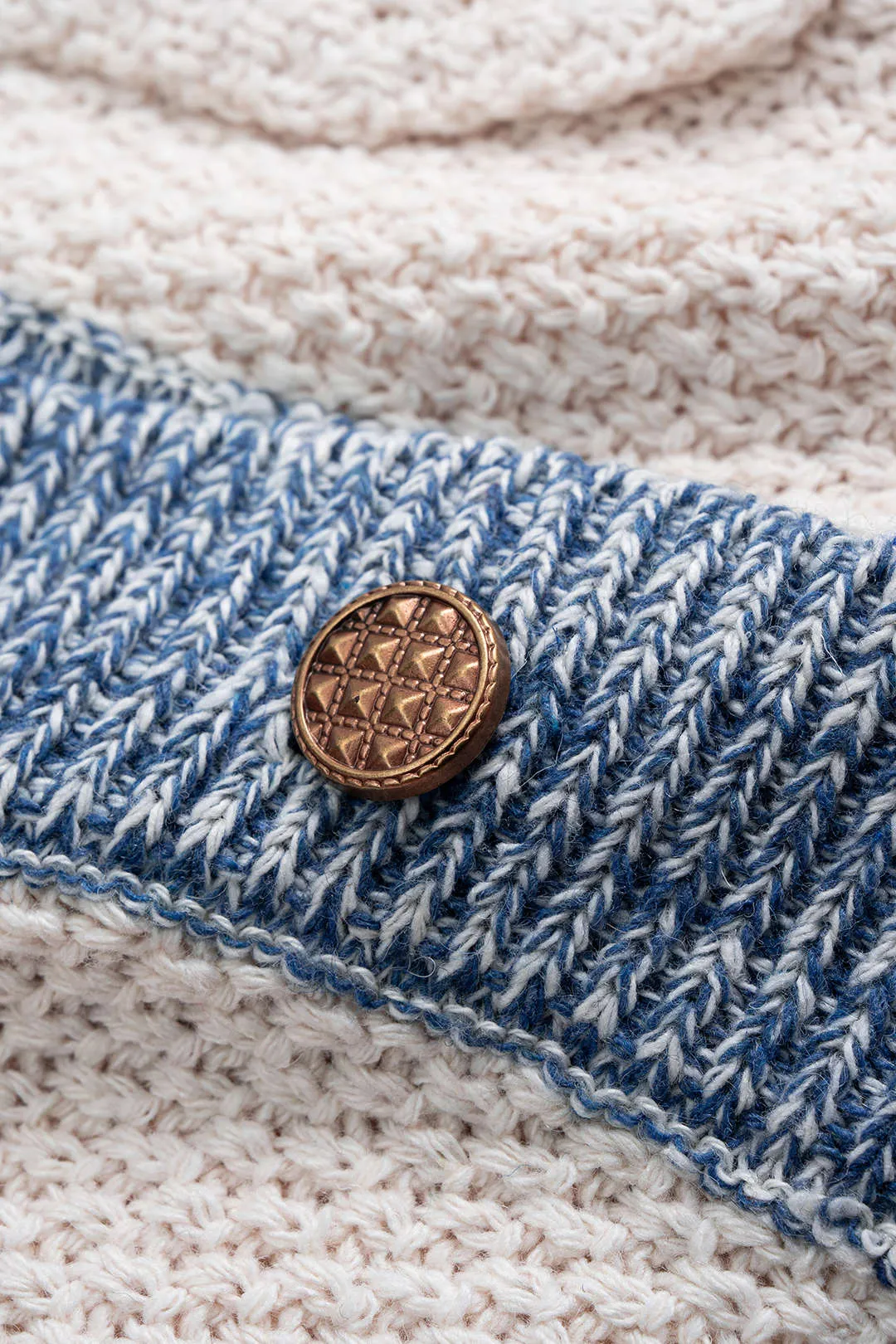 Knit Patchwork Cardigan sold by Micas product image thumbnail 5