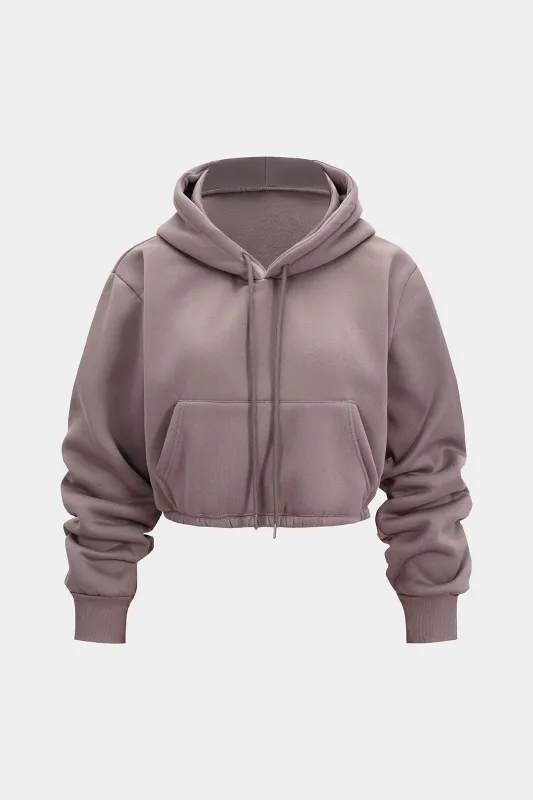 Drawstring Detail Hoodie sold by Micas