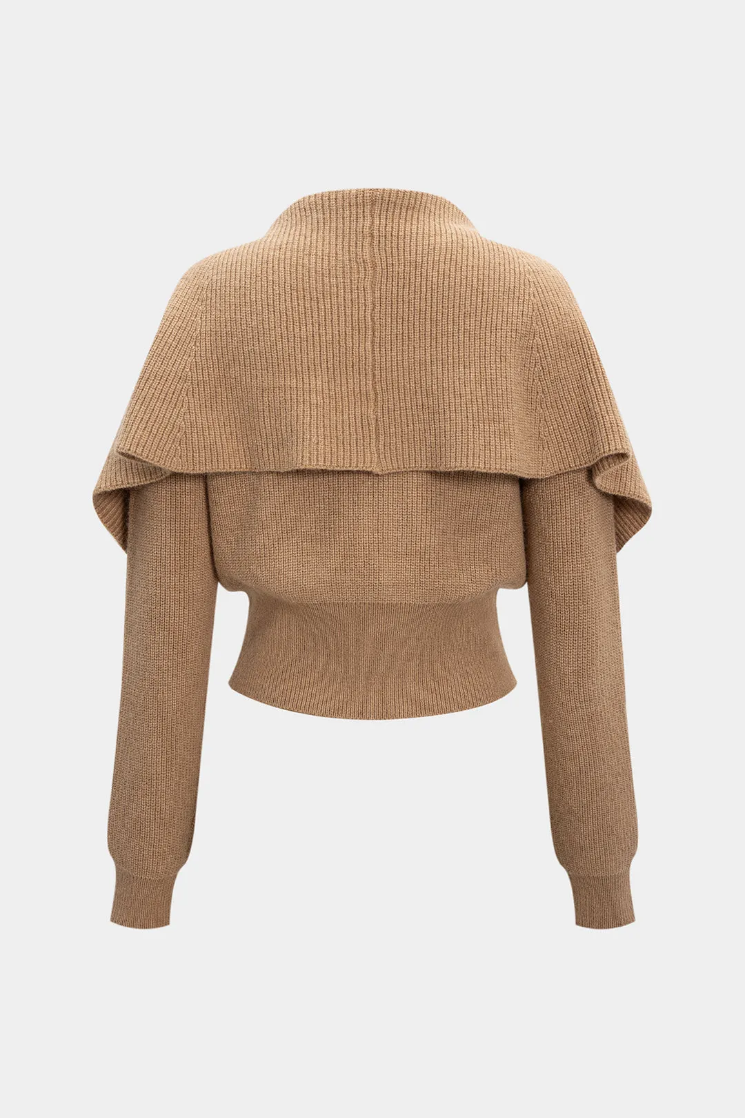 Knit Zipper Cardigan sold by Micas product image thumbnail 2