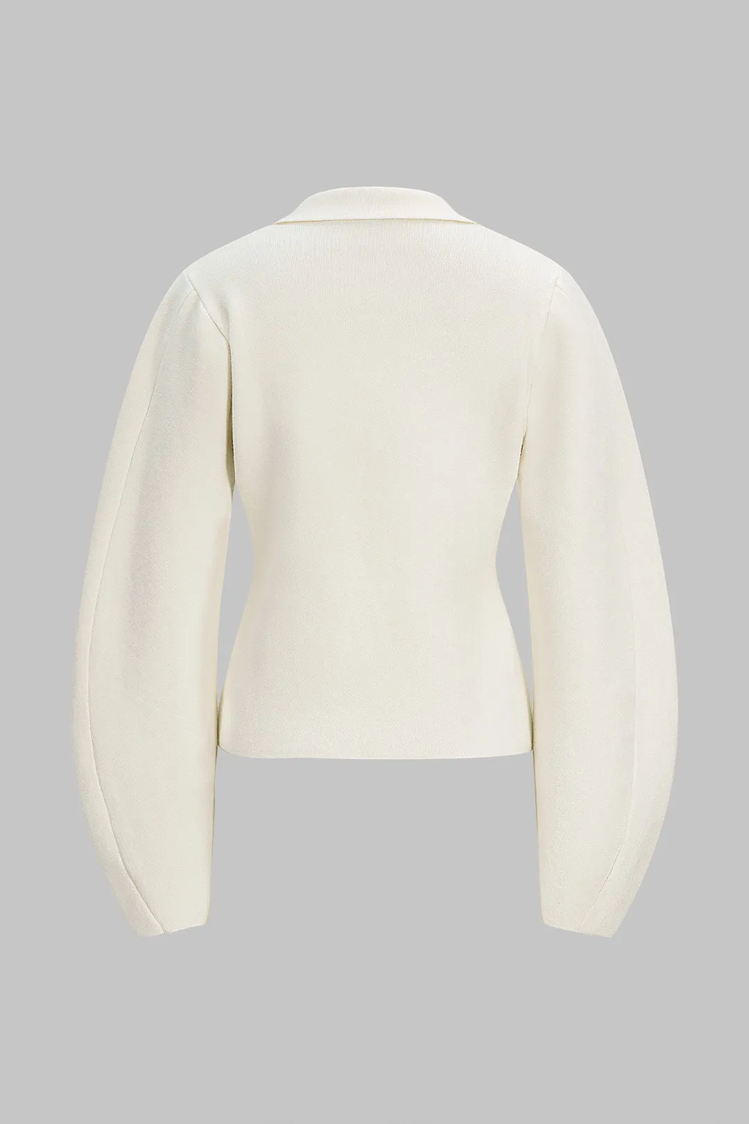 Knit Button V-Neck Cardigan sold by Micas product image thumbnail 2