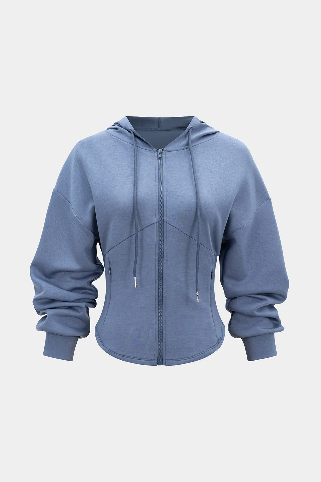 Zipper Drawstring Pocket Hoodie sold by Micas product image thumbnail 3