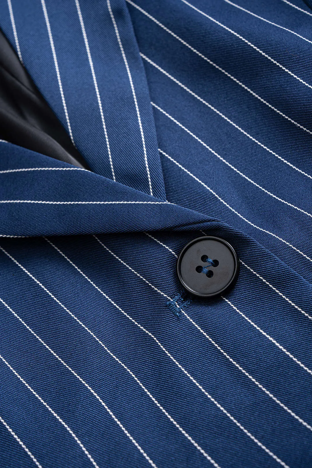 Stripes Print Ruched Shoulder Pads Blazer sold by Micas product image thumbnail 3