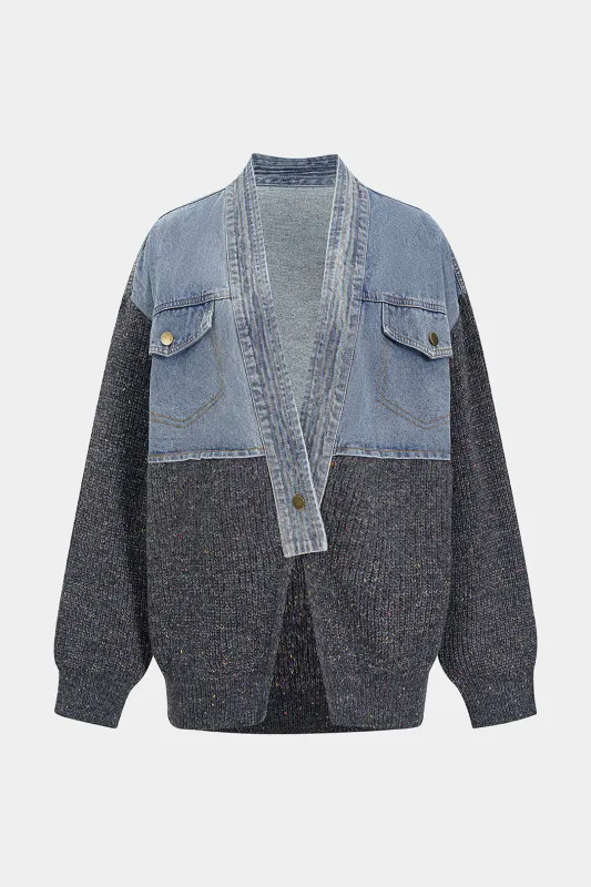 Patchwork Sweater Cardigan sold by Micas