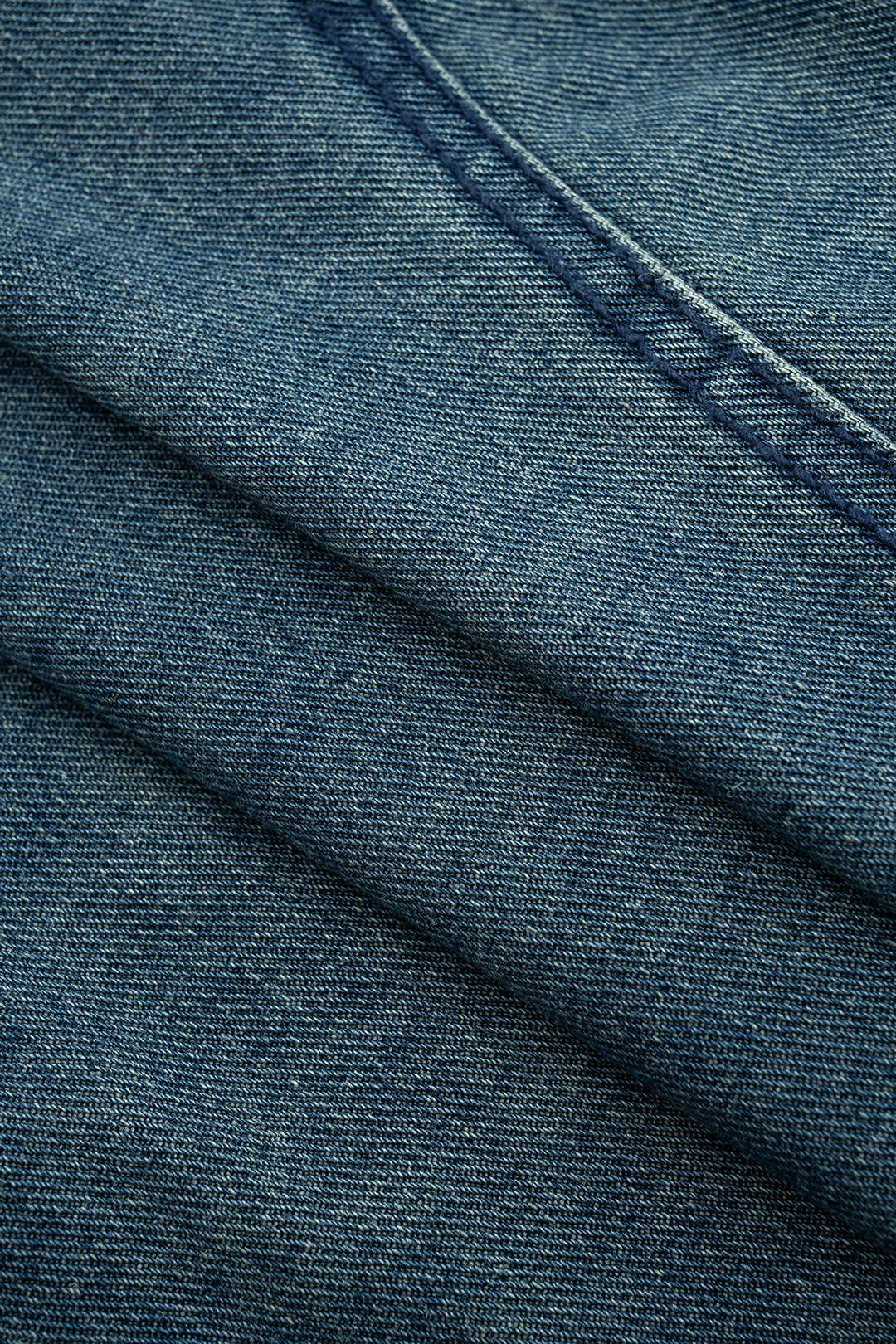 Denim v-hals ærmeløs metallisk knapvest sold by Micas product image thumbnail 4