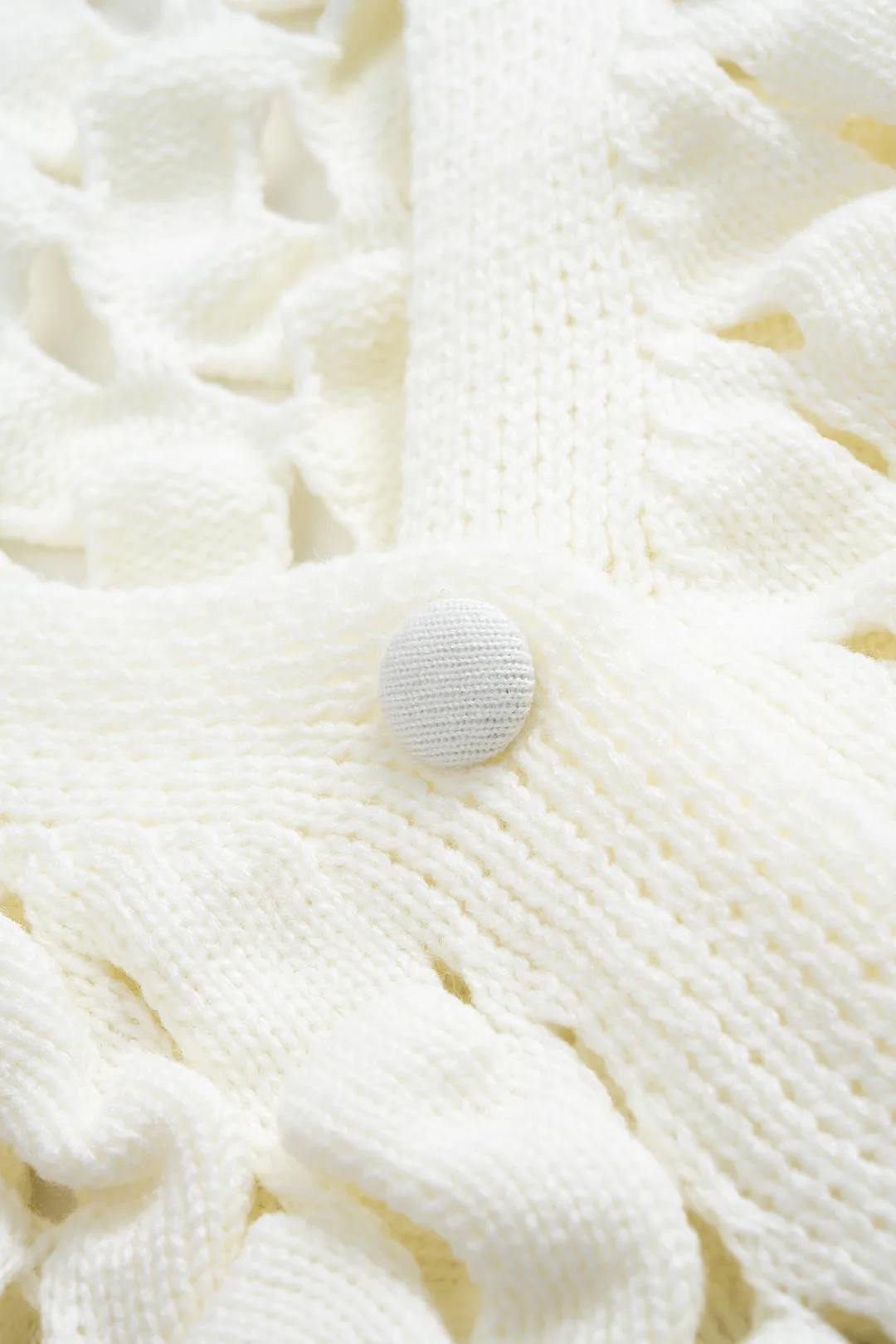 Knit Cut Out Sweater Cardigan sold by Micas product image thumbnail 3